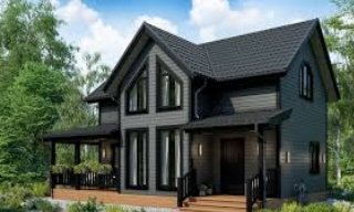 Проекты каркасных домов с террасой от 3580 рублей | Строй-Чрк