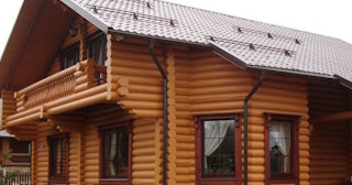 Строительство дома из оцилиндрованного бревна в Черкесске - от 132938 рублей